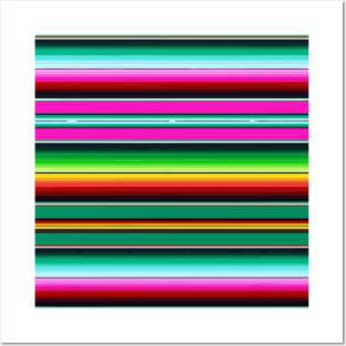 Green Serape Saltillo Posters and Art